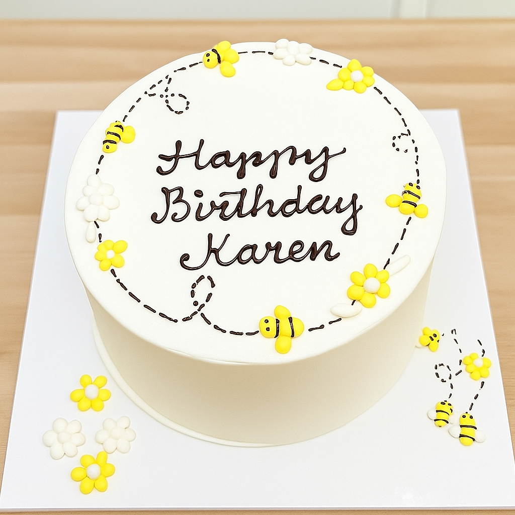 Gâteaux d'anniversaire (déco classique)