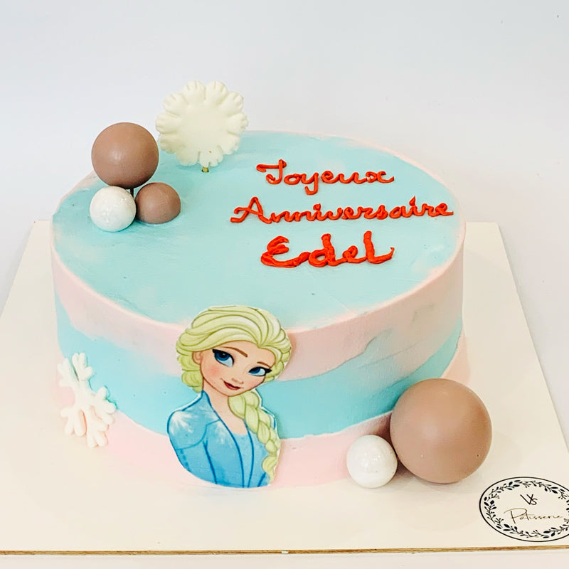 gâteau anniversaire fille elsa